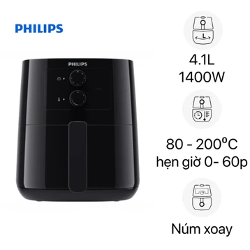 Nồi chiên không dầu Philips HD9257/80 5.6 lít