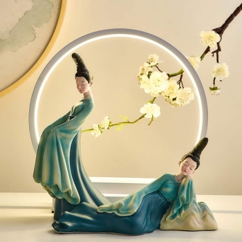 Đèn để bàn kiểu dáng tiên nữ nâng trăng SHBA15