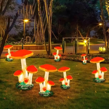 Đèn led mô hình ngoài trời hình nấm độc đáo MDR836