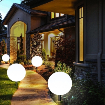 Đèn led tròn trang trí sân vườn chống nước MDR687