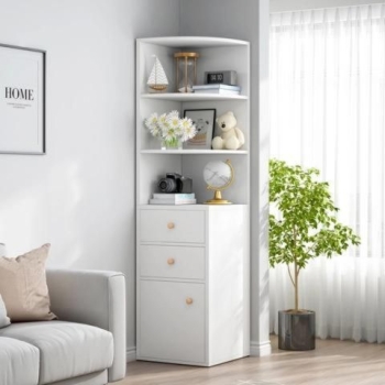 Kệ trang trí góc tường phòng khách hiện đại – THSDK34