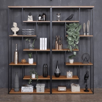 Kệ trang trí các vật phẩm decor trong phòng ngủ